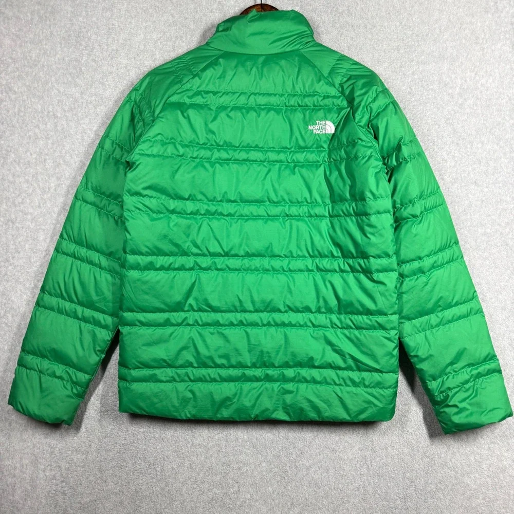 The North Face Alpz 550 Down Jacket Boys XL 18/20 Green Puffer Coat